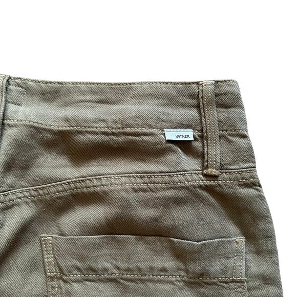 MOTHER Gothic Olive The Private Cargo Sneak Women's Size 27 Green Utility Pants - Picture 11 of 14